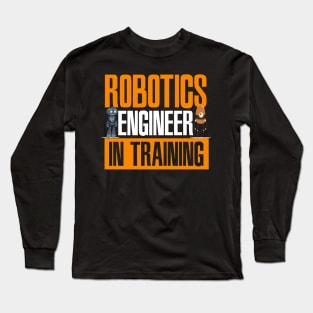 robot, robotics, robot science, robot battle design Long Sleeve T-Shirt